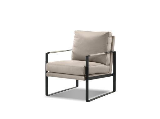 Mitchell Arm Chair - Wheat Leather