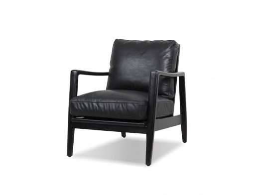 Craftsman Chair - Black Leather