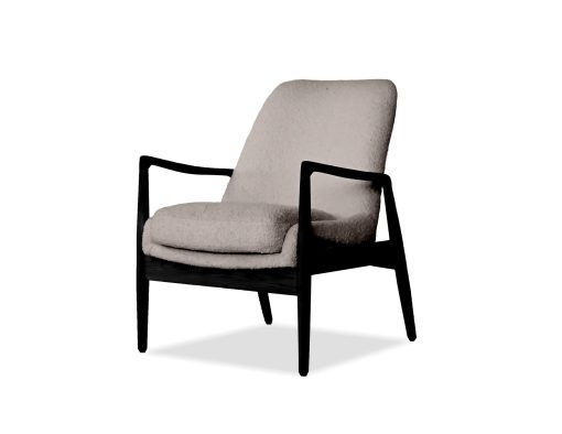 Reynolds Chair - Smoke Boucle