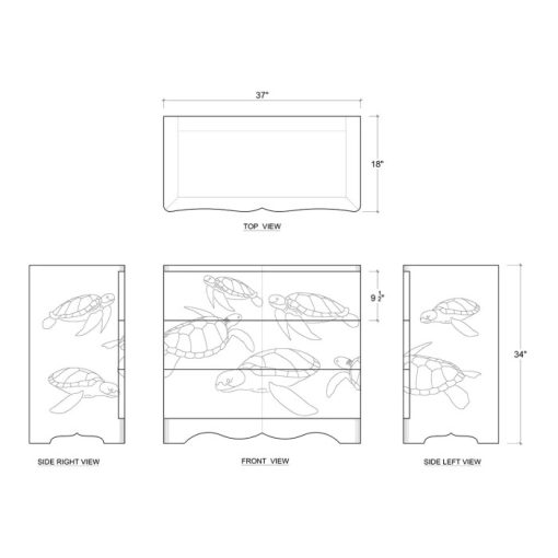 Chelonian Turtle Dresser - Image 2