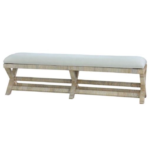 Renoir Rattan Bench