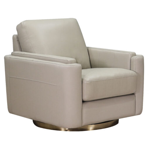 Elm Swivel Chair Stone