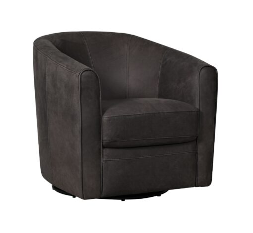 Duke Swivel Chair- Sedona Charcoal