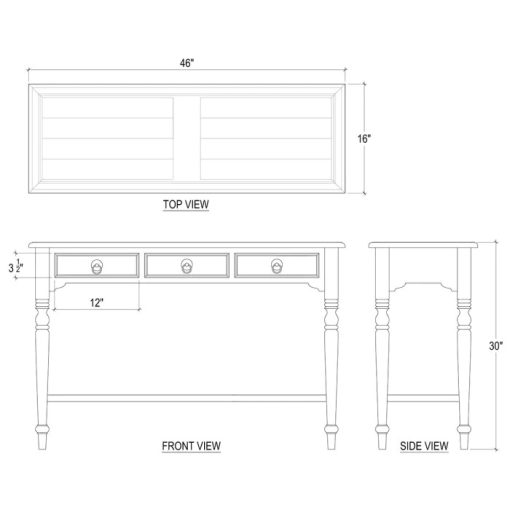 Tucker Sofa Table - Image 2