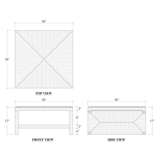 Tuscan Rush Coffee Table - Image 3