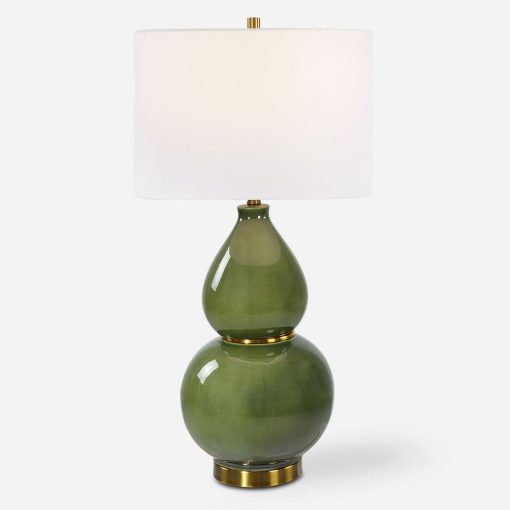 Gourd Table Lamp Green