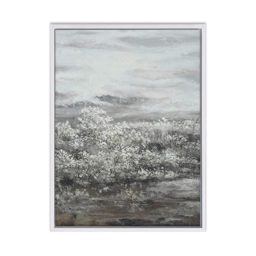 Monochromatic Canvas Art Framed